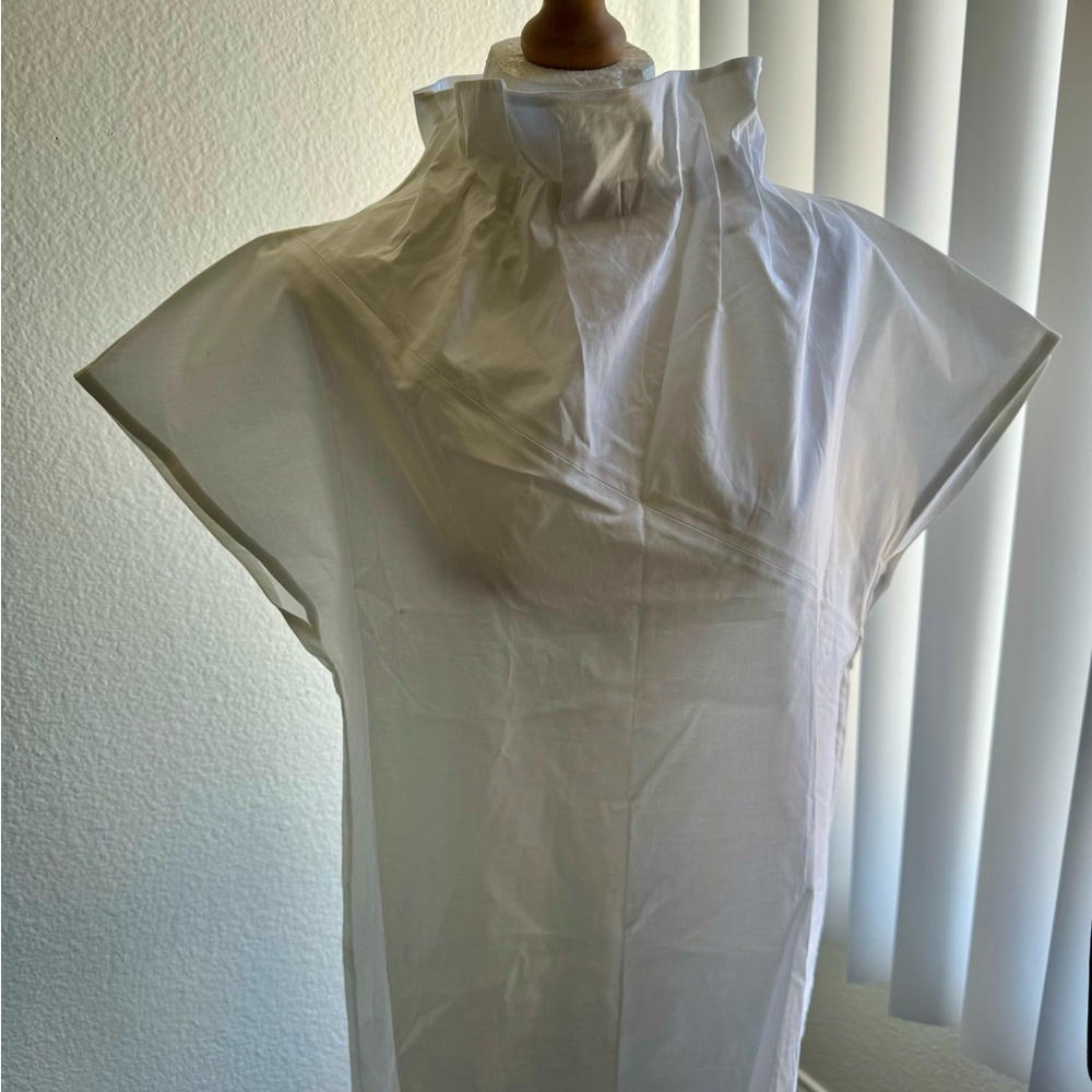 COS white short sleeves blouse, almost new.